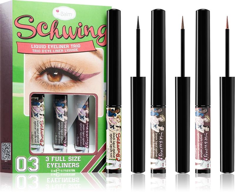 theBalm theBalm Schwing® Liquid Eyeliner Trio eyeliner liquido lunga tenuta