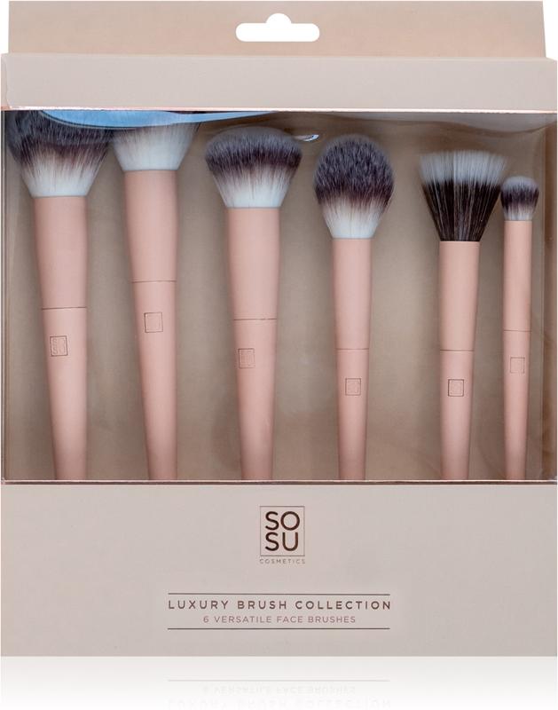 SOSU Cosmetics SOSU Cosmetics Luxury Brush Face Collection set di pennelli per il viso