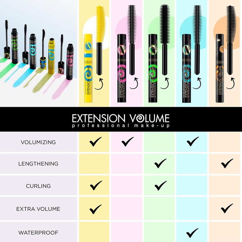 Eveline Cosmetics Eveline Cosmetics Extension Volume mascara effetto ciglia finte Discount Store per i nuovi prodotti