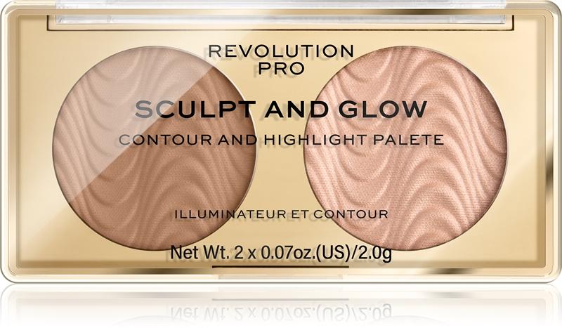 Revolution PRO Revolution PRO Sculpt And Glow palette contouring