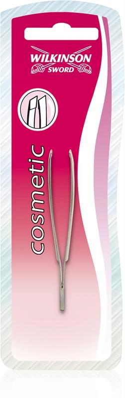 Wilkinson Sword Wilkinson Sword Cosmetic Curved Tweezers pinzetta con estremità oblique Vendite stagionali