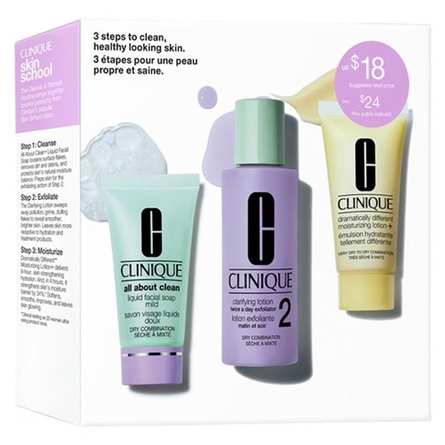 Clinique Sistema di trattamento in 3 fasi Set regalo Sottocosto