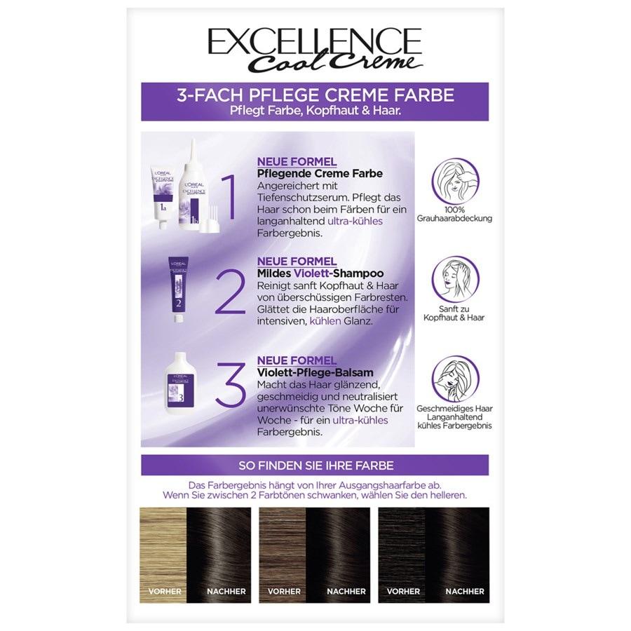 L’Oréal Paris Excellence Creme Cool Creme Colore dei capelli In Linea