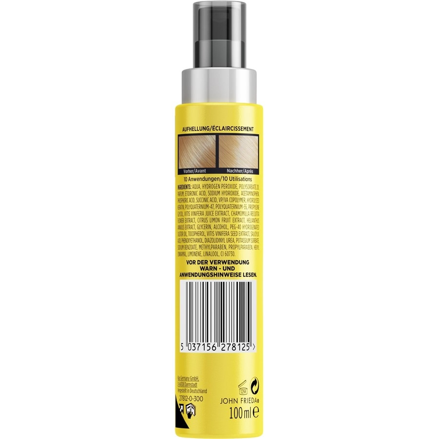 John Frieda Go Blonder Go Blonder Spray schiarente biondo graduale Fino Al -60%