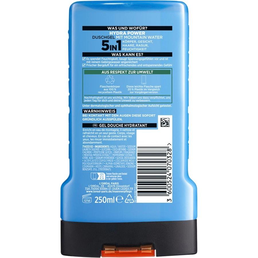 L'Oréal Paris Men Expert Hydra Power Gel doccia Mountain Water Trasporto libero internazionale