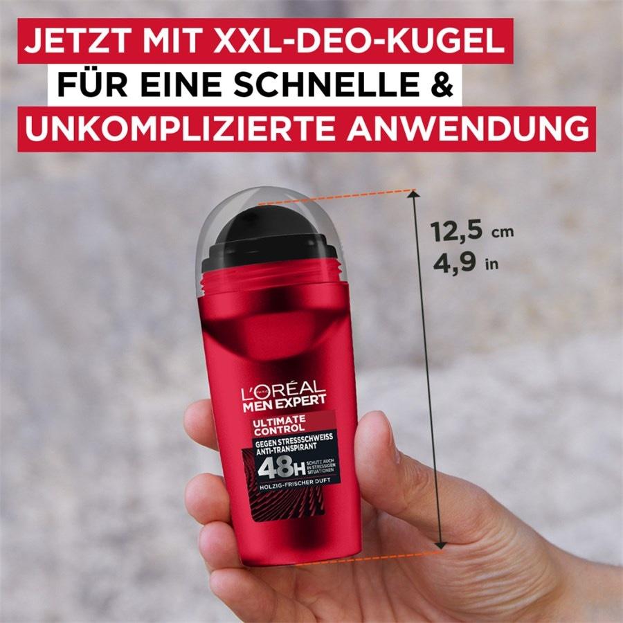 L'Oréal Paris Men Expert Deodoranti Ultimate Control Anti-Transpirant Deodorant Roll-On Nuovo