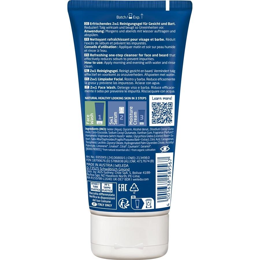 Weleda Pulizia del viso FOR MEN 2in1 Face Wash Enormi risparmi