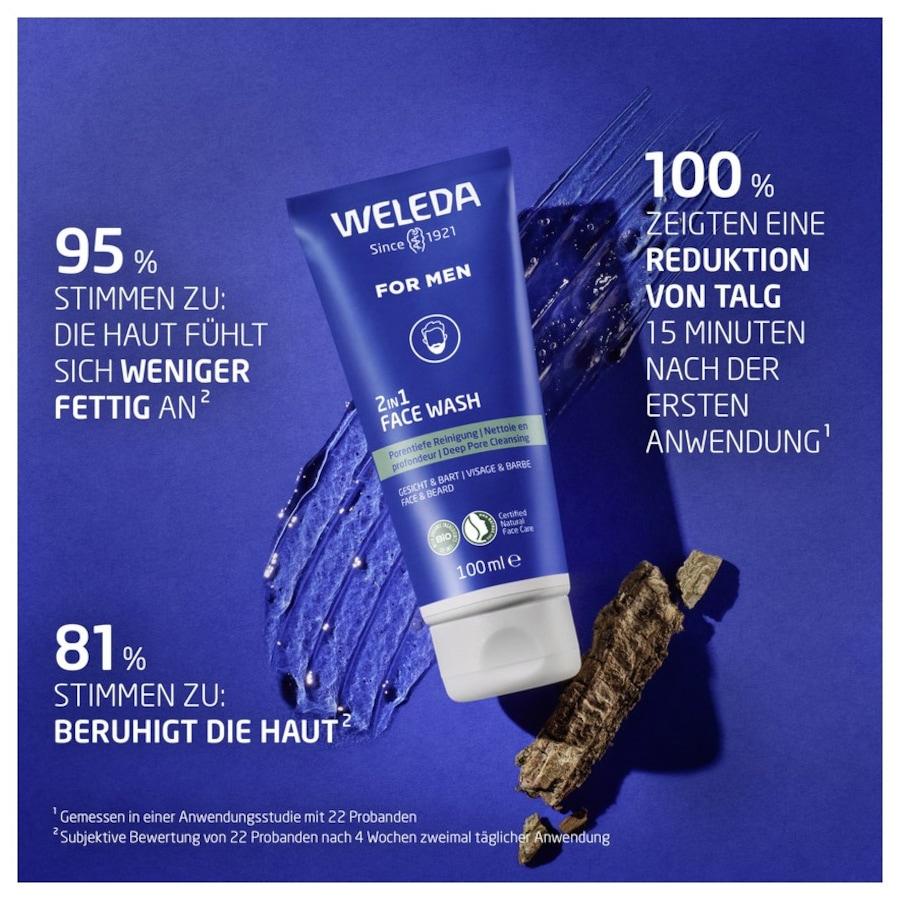 Weleda Pulizia del viso FOR MEN 2in1 Face Wash Enormi risparmi