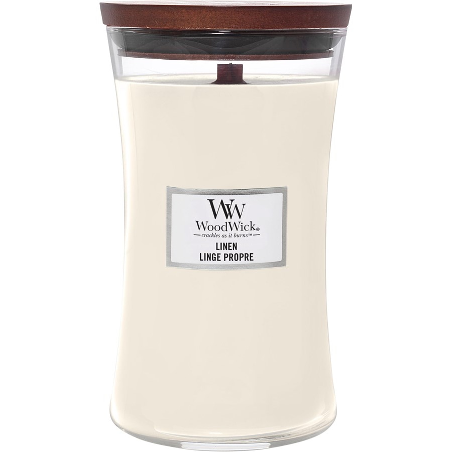 WoodWick Candele profumate Linen Italia