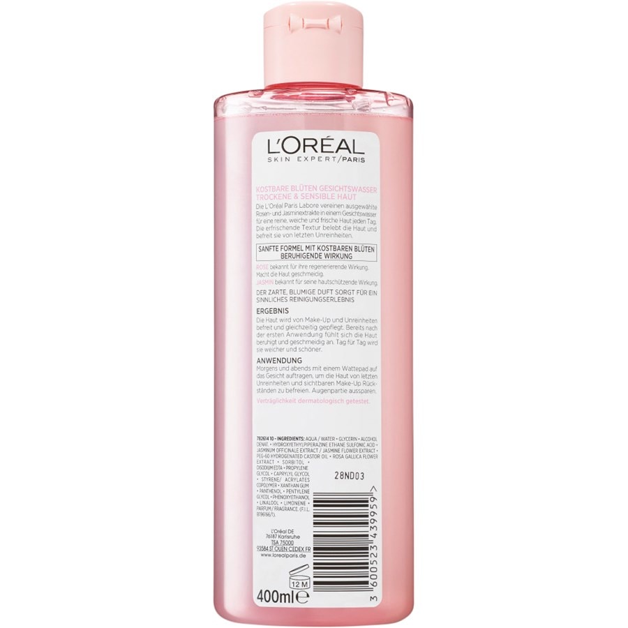 L’Oréal Paris Cura idratante Prezioso tonico per il viso ai fiori Sconti VIP