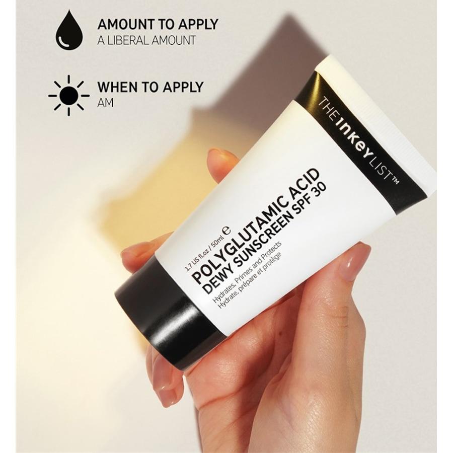 The INKEY List Crea solare e protezione Polyglutamic Acid Dewy Sunscreen SPF30 Online
