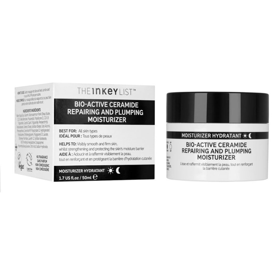 The INKEY List Creme idratanti Bio-Active Ceramide Repairing and Plumping Moisturizer Liquidazione