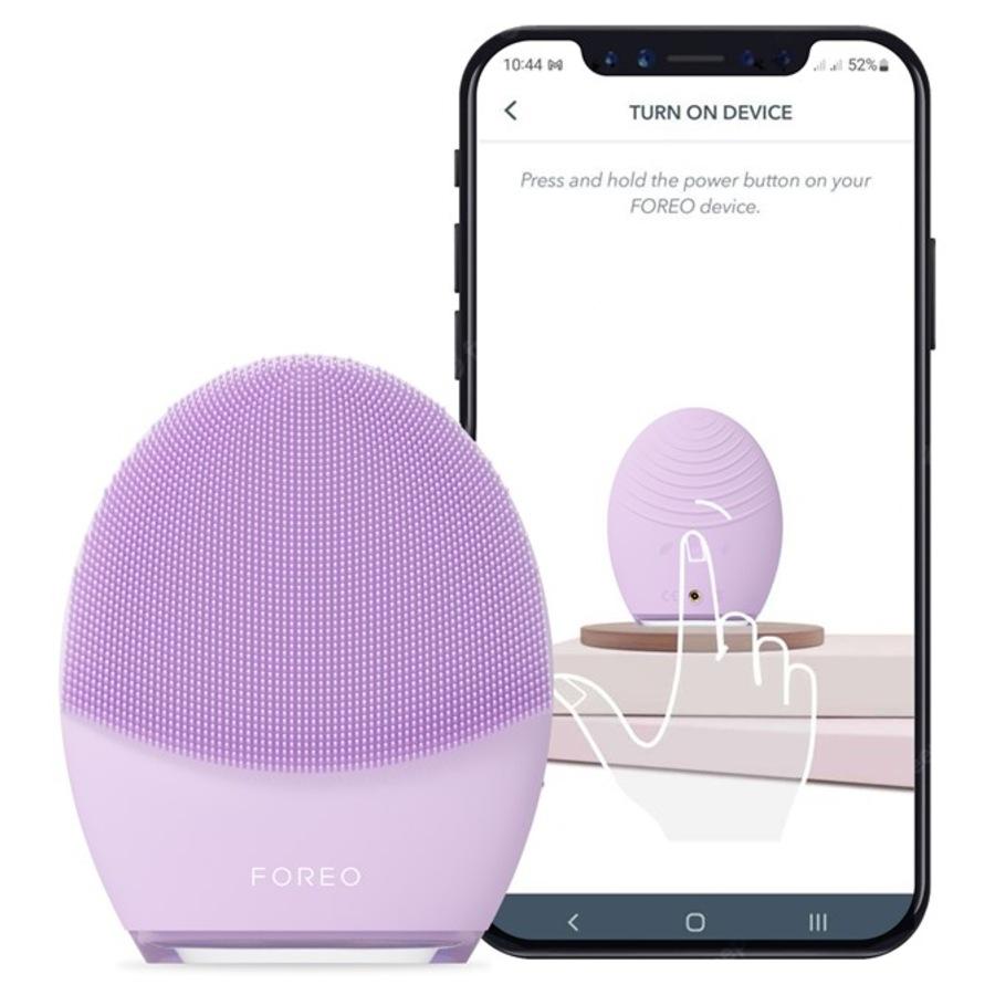 Foreo Spazzole di pulizia LUNA 4 Detergente e massaggiatore viso per pelli sensibili Qualità