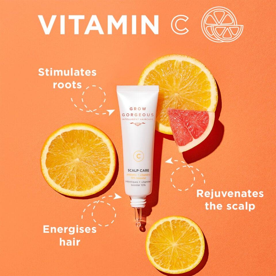 Growgorgeous Booster Capelli Antiossidante Vitamina C 10% + Prebiotic Presa