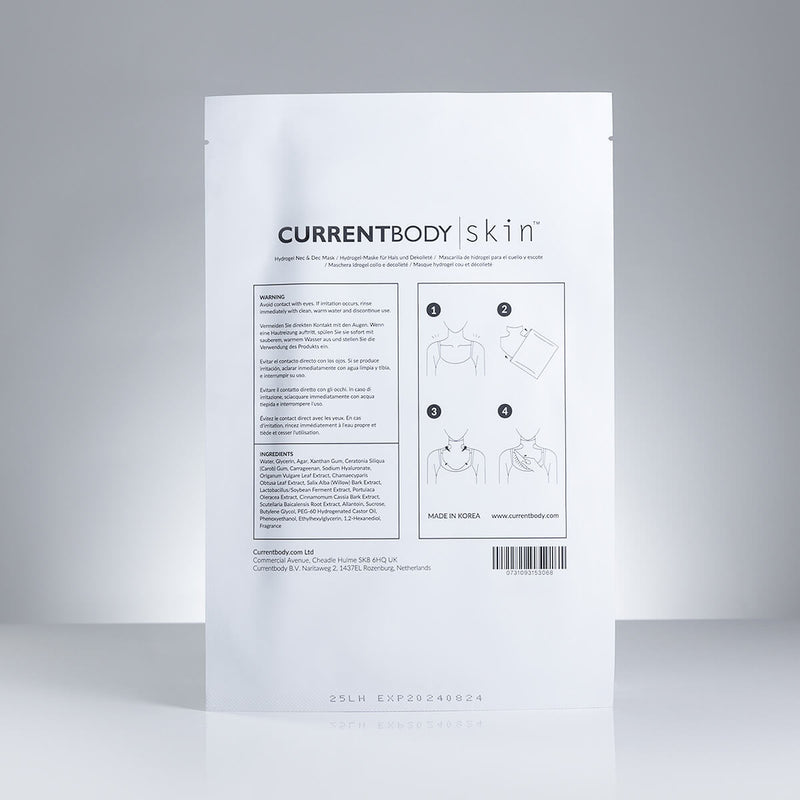 GWP GRATIS Maschera Collo e Décolleté Idrogel CurrentBody Skin Convenienza