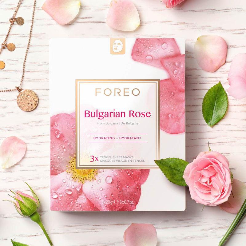 FOREO Bulgarian Rose Moisture-Boosting Sheet Face Mask Nuovo