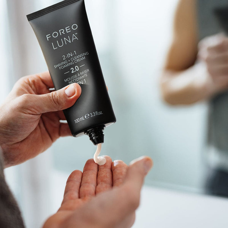 FOREO Micro-schiuma in Crema 2 in 1 per la rasatura e la detersione 20 LUNA (100ml) Offerta
